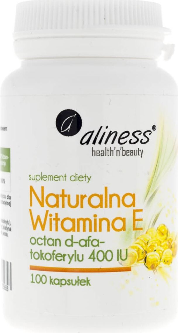 Aliness Witamina E 400 IU - 100 kapsułek