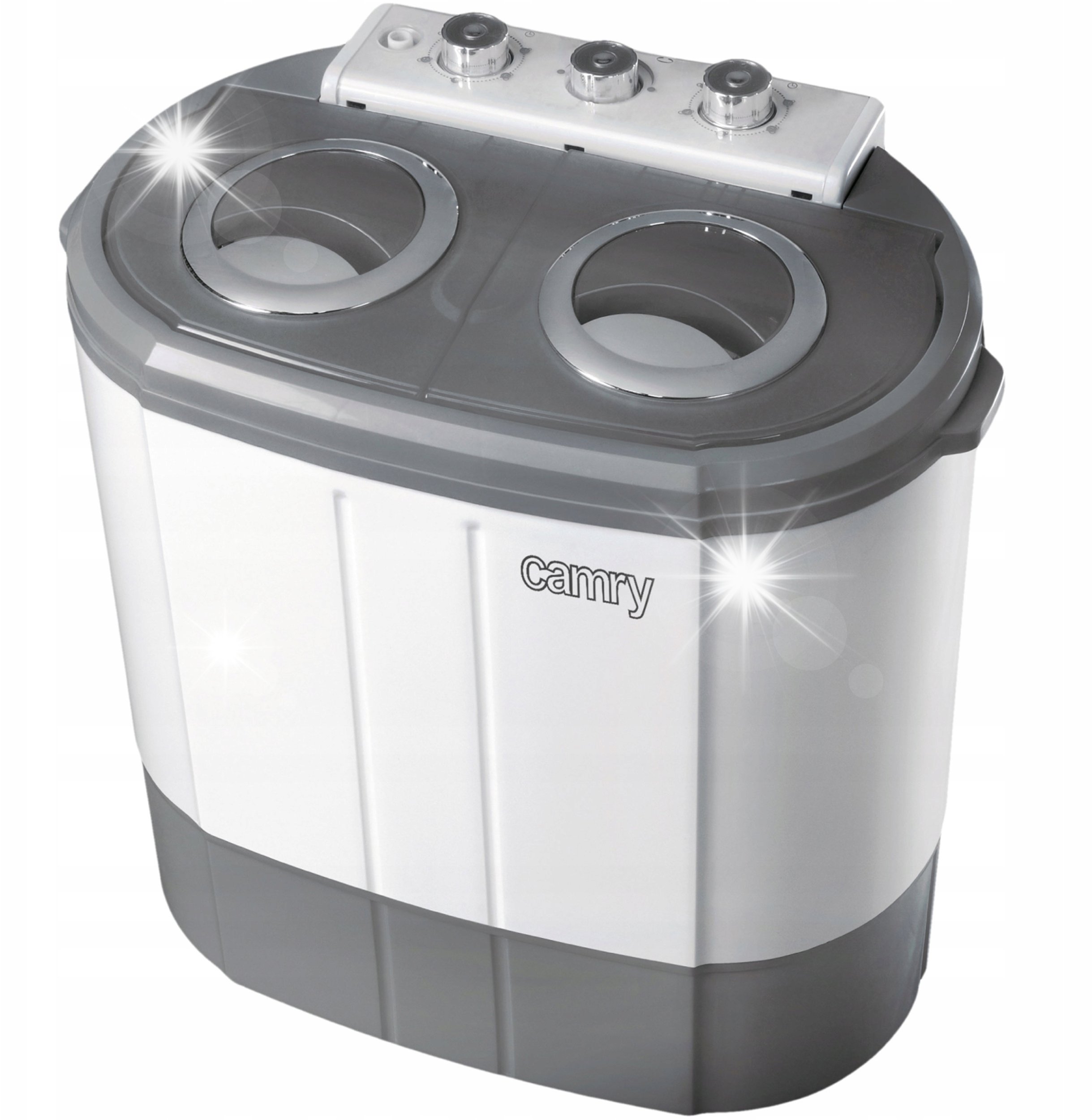 Camry Pralka Turystyczna WIRNIKOWA z Wirówką mini mała Przenośna do 3kg 630W