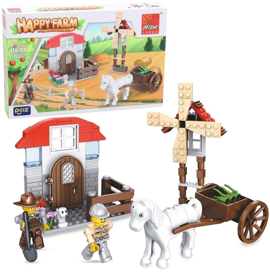 Trifox Klocki farma 183 elementy (5901353685065)