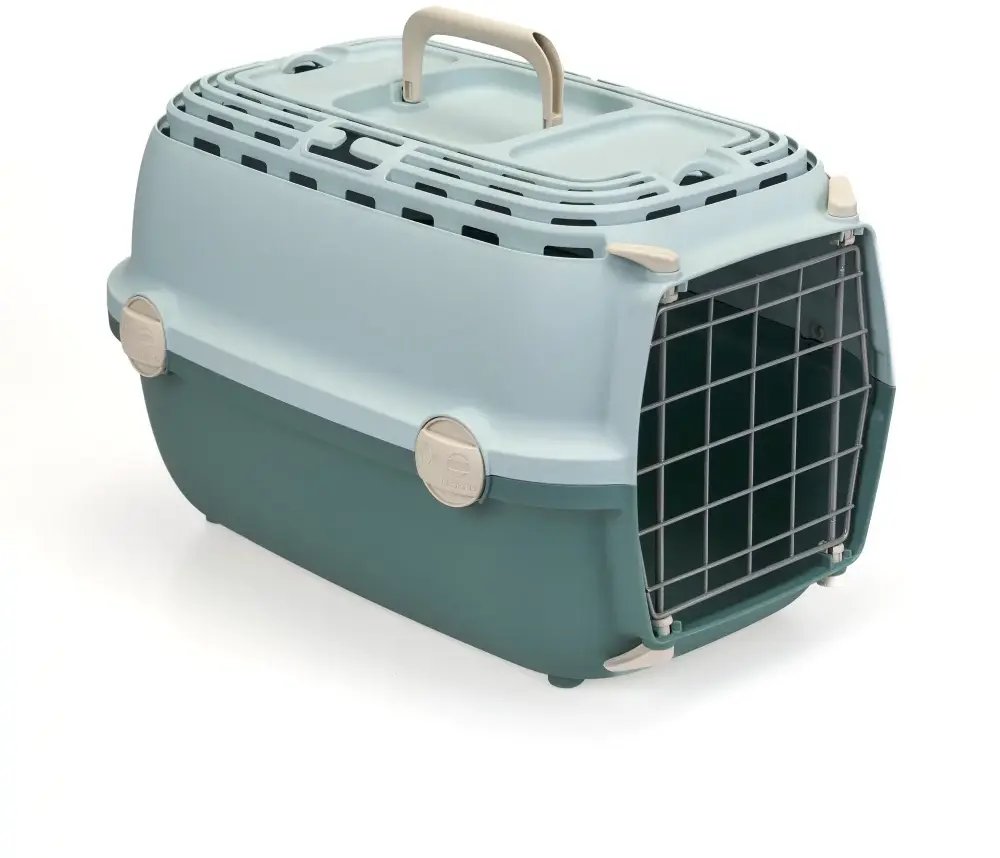 Nlle PROFI BRUSH Klatka transportowa Horizon 1 z metalowymi drzwiami 48x32x30cm jasnozielony/zielony...