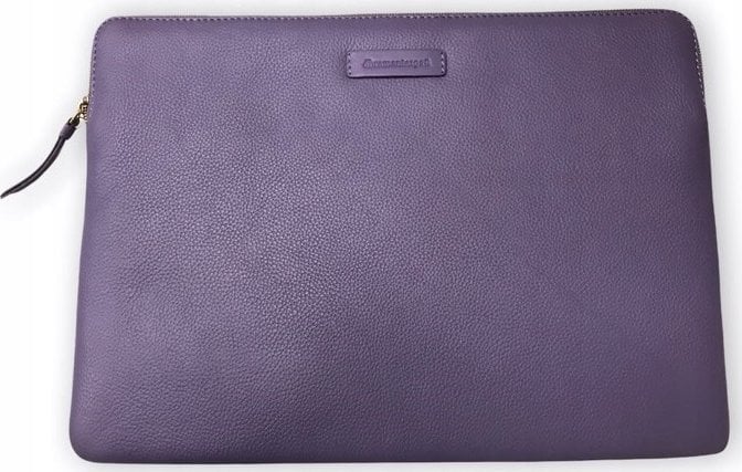 Torba dbramante Paris - Pebbled full-grain leather sleeve for Laptop 15''/MacBook Pro 16" 2016 - Daybreak Purple