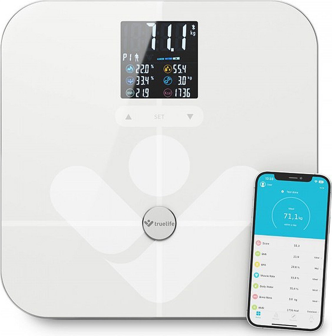 TrueLife TrueLife FitScale W7 BT White