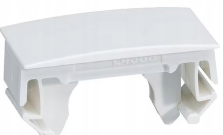 Hager Zacisk usztywniający do aparatów 45x45mm tehalit.GBD, biały GBDCLIP9016