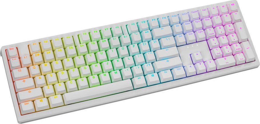 Фото - Клавіатура Ducky Klawiatura   Zero 6108 Pure White Wireless Gaming Tastatur - MX2 