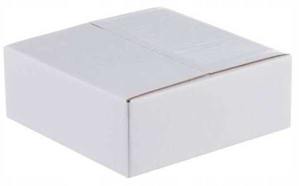 Karton klapowy 450x350x80mm BIAŁY-BRĄZOWY 365g - 20 szt.