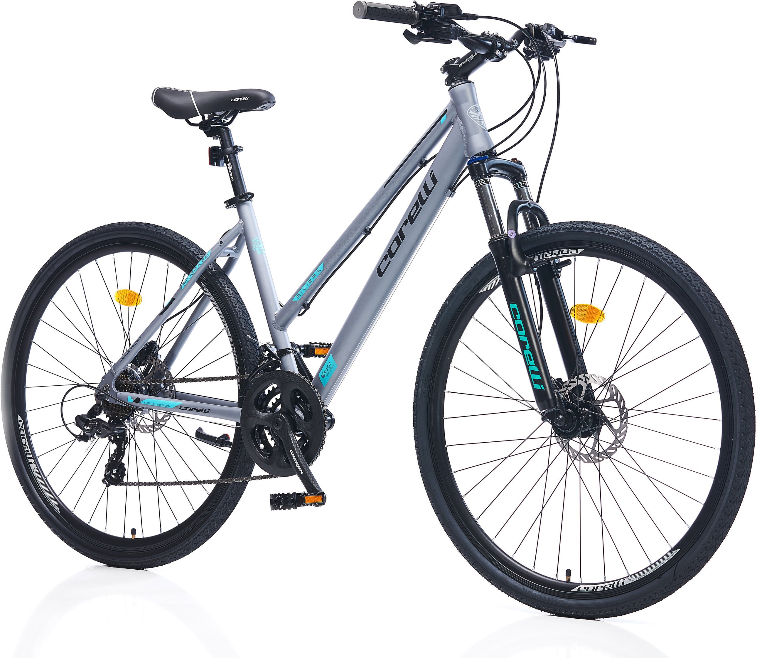 BIKE CITY 28 ALUMINUM 21V GREY WOMEN
