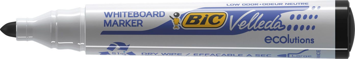 Bic marker suchościeralny Velleda 1701, czarny