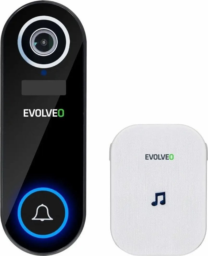 Evolveo EVOLVEO Ringo DB2 - bezprzewodowy inteligentny dzwonek wideo + dzwonek do gniazdka