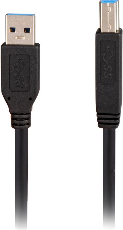 Zdjęcia - Kabel Sharkoon  USB  USB-A - USB-B 2 m Czarny  