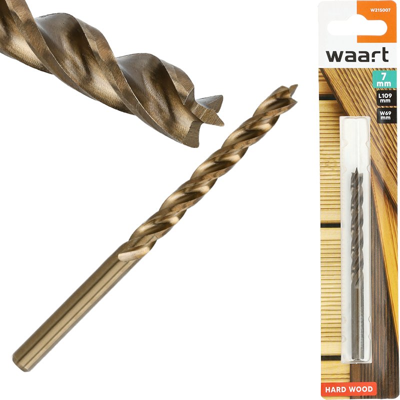 Wiertło Waart WAART Wiertło do twardego drewna 7mm precyzyjne wiercenie meble drewno