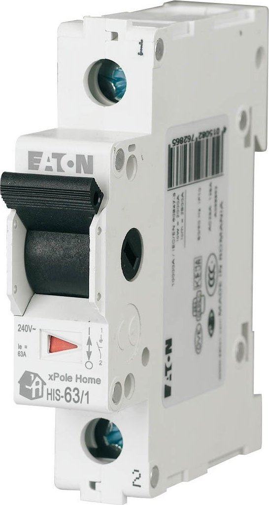 Eaton Rozłącznik modułowy 63A 1P HIS-63/1 142820