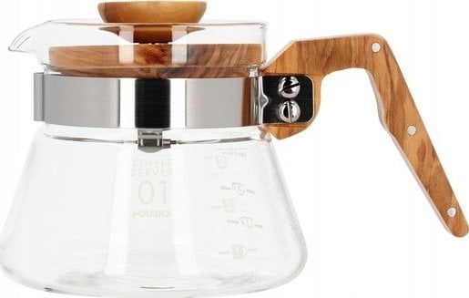 Hario Coffee Server 600ml - Olive Wood