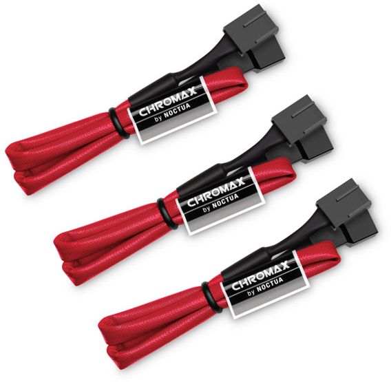 Noctua 4-pin - 4-pin, 0.3m, Czerwony (NA-SEC1.red)