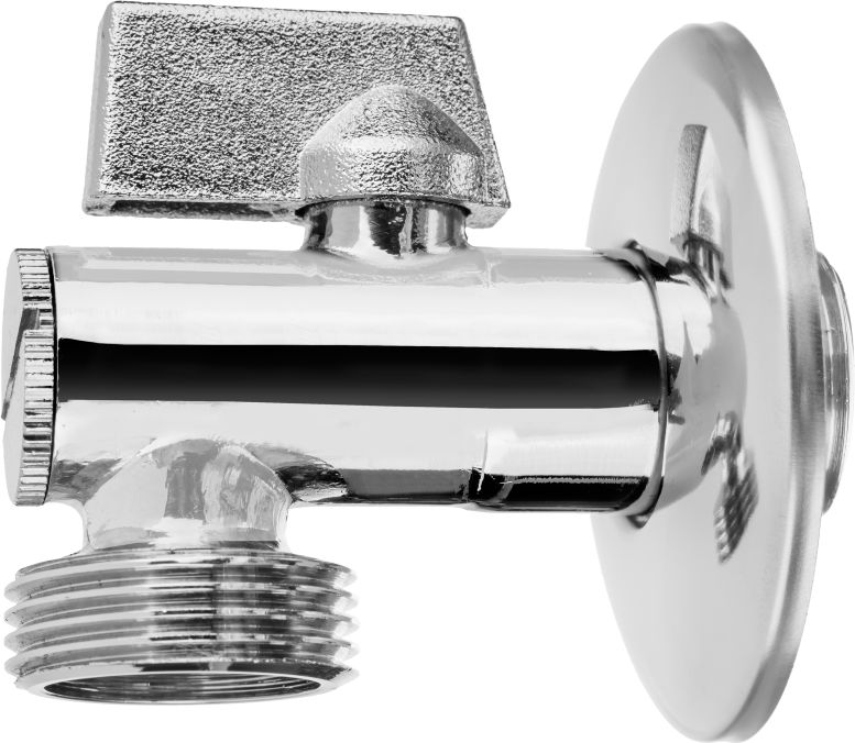 Invena Zawór kątowy z ﬁltrem 1/2"x3/4" (ZW-12-W20)