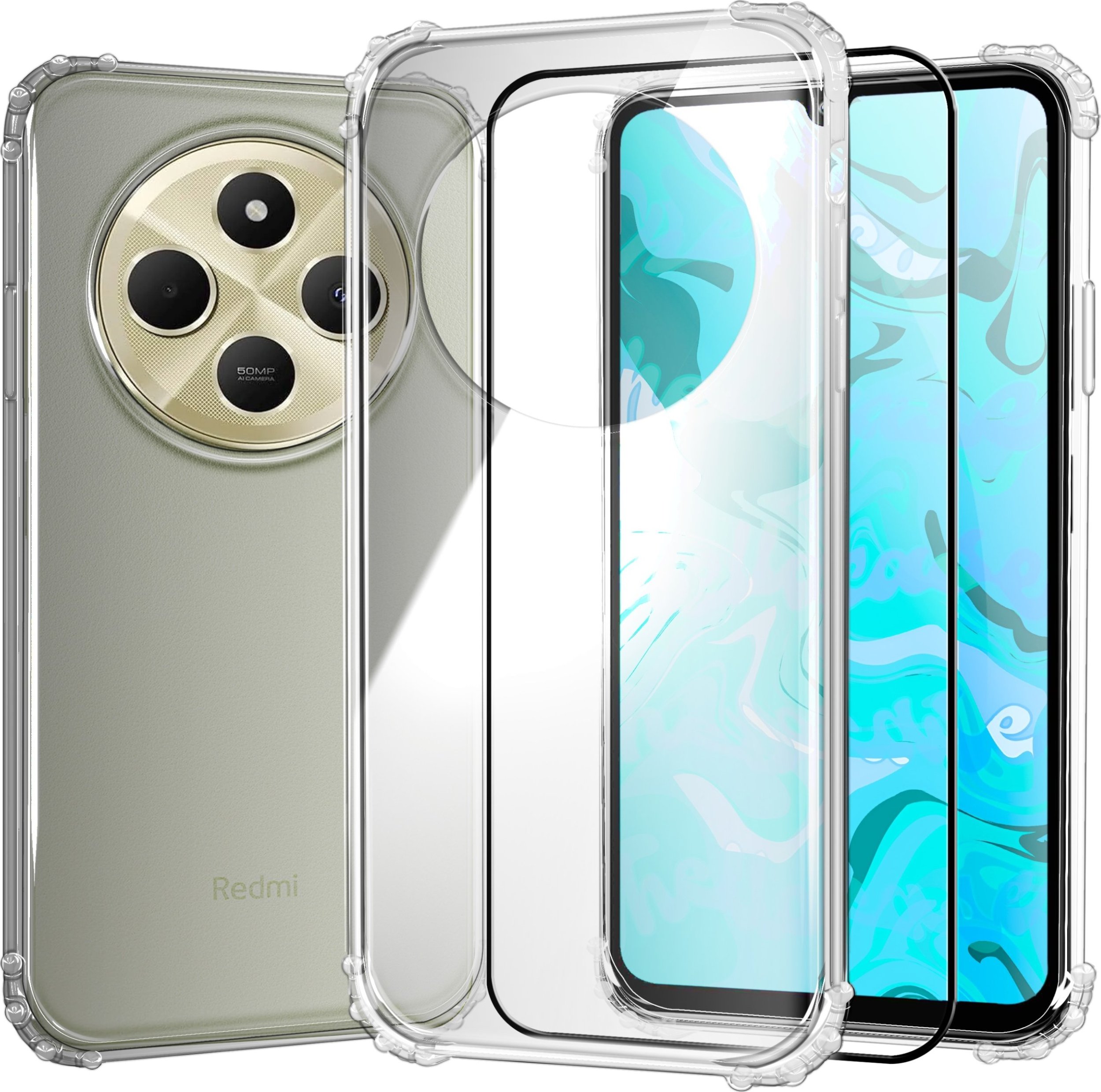 Hello Case ETUI PANCERNE DO XIAOMI REDMI 14C 4G / 5G / REDMI A4 / POCO C75 SZKŁO