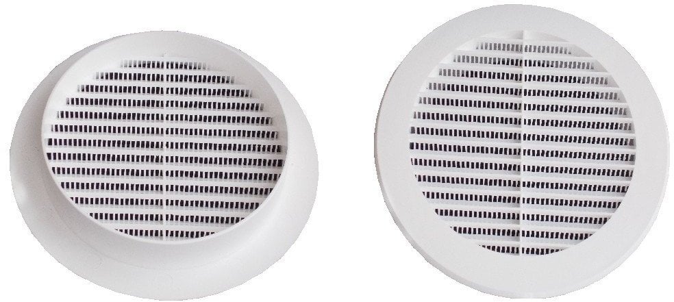 GRILLE VENTILATION D100 WHITE