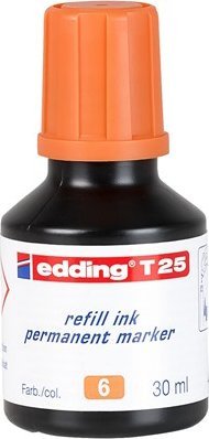 Edding Tusz do uzupełniania markerów permanentnych e-T 25 EDDING, pomarańczowy
