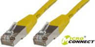 Zdjęcia - Kabel Microconnect Patchcord, FTP, CAT6, 0.5m, żółty  (B-FTP6005Y)