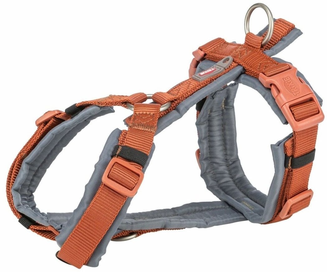 Szelki dla psa Trixie Premium Trekking Pomarańczowy Grafit M