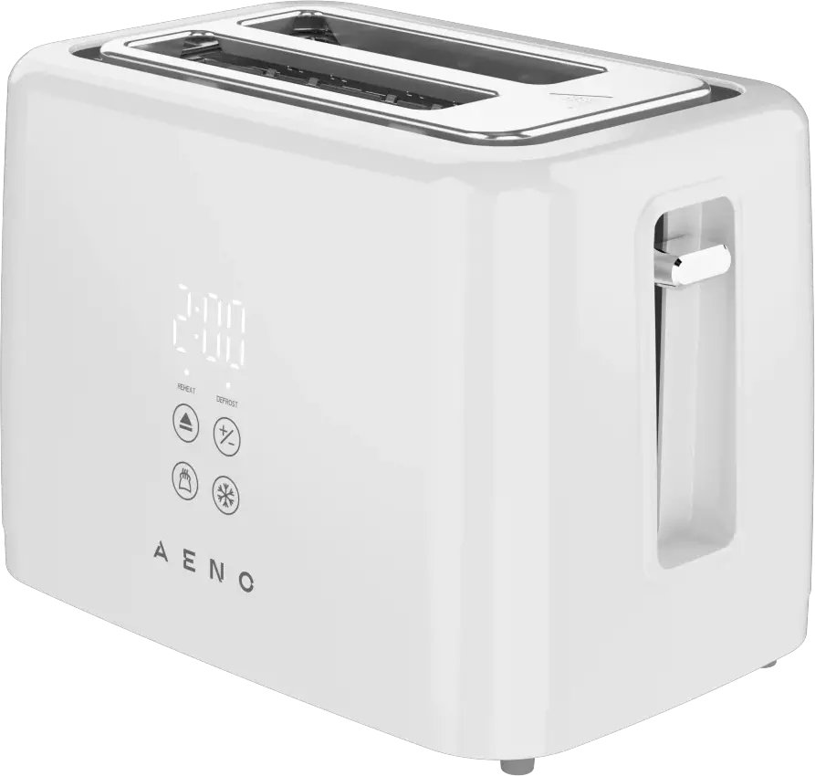 Electric Toaster, White, 220-240V, 50-60Hz, 780-930W, 2 slots, 3 modes, 7 browning levels