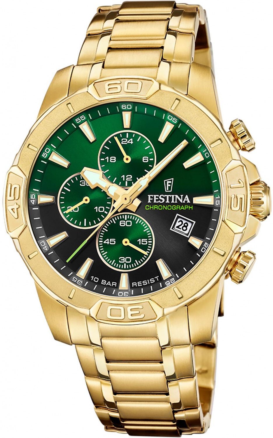 Zegarek męski Festina F20705-6 złoty