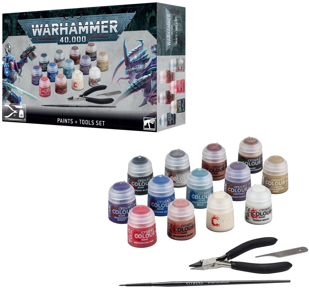 Games Workshop Warhammer 40000 40K Paints + Tools Set