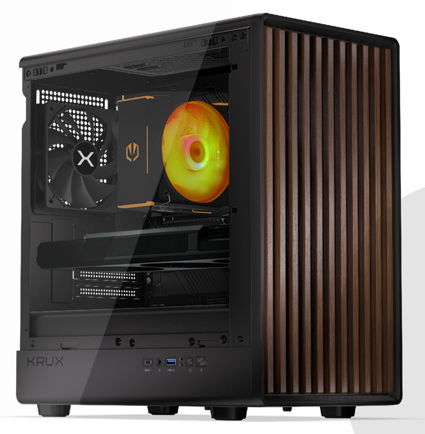 PC Wood Ryzen 7 8700F RTX 5060 32GB SSD 1TB M.2 WiFi Win11 DLSS 4