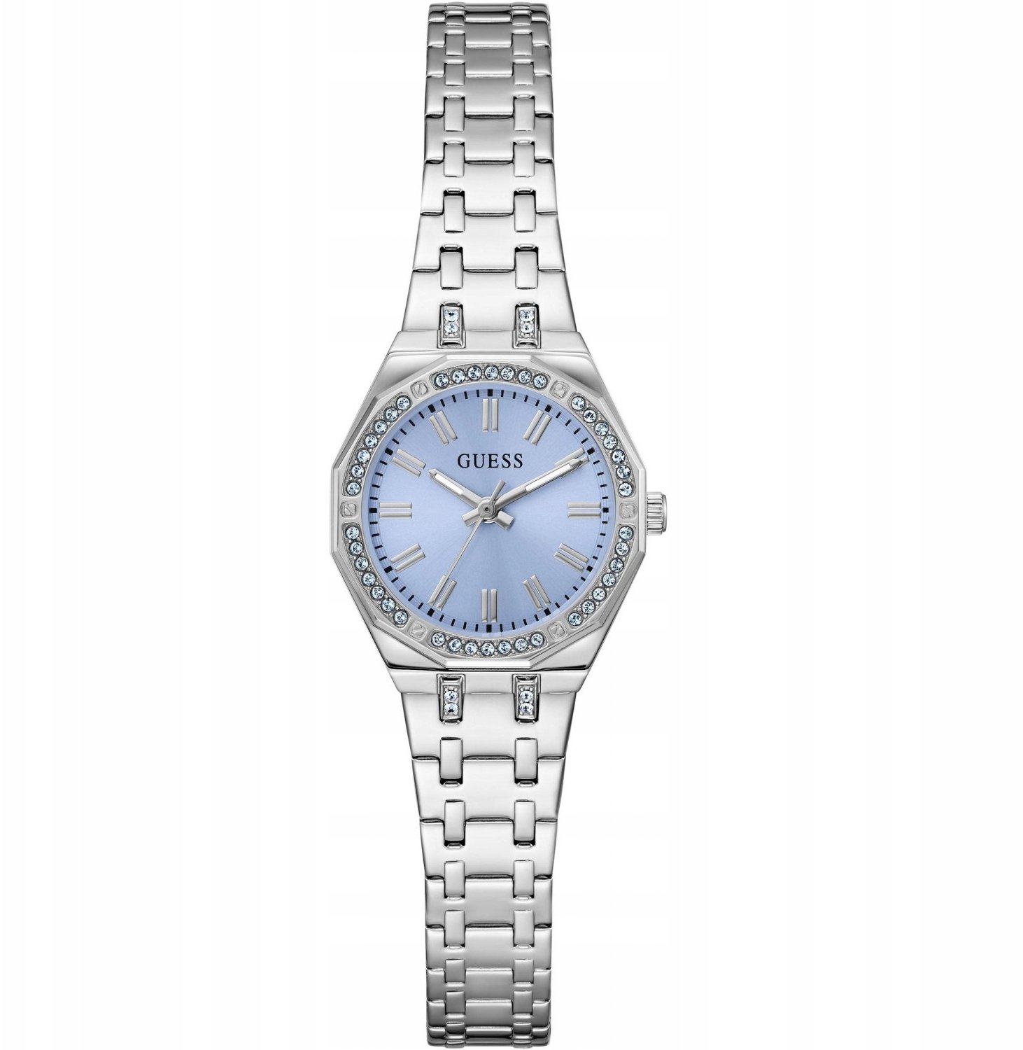 Zegarek Guess Zegarek damski Guess GW1010L1 srebrny