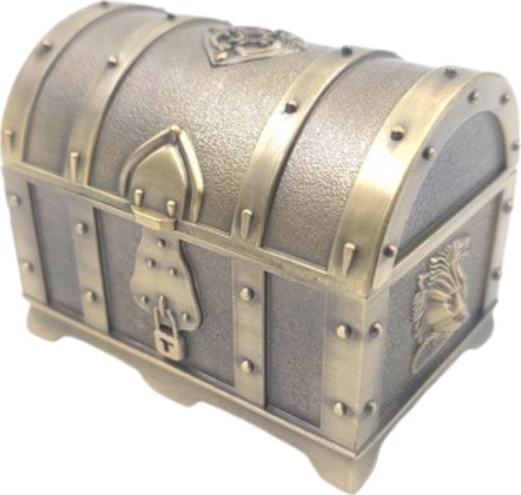 Giftdeco Szkatułka Metalowa Skrzynia Skarbów