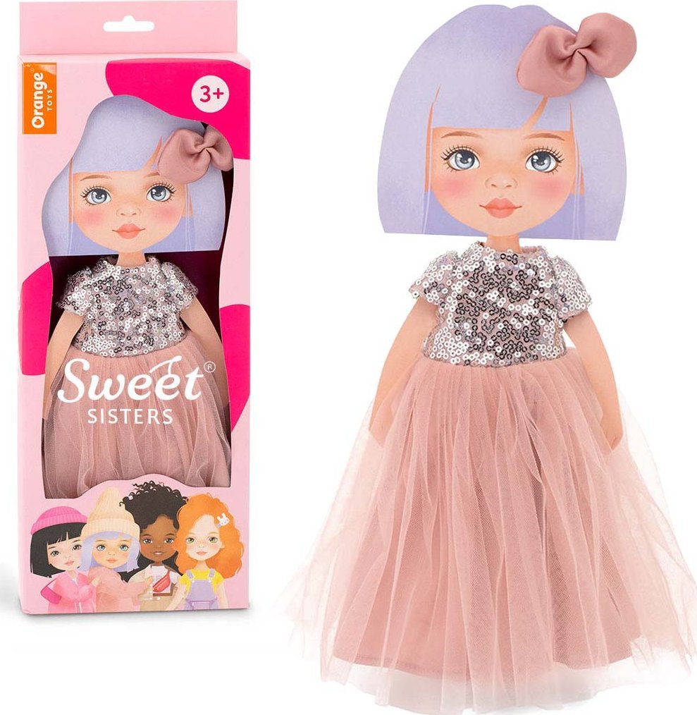 Фото - Усе для ляльок Orange Toys Zestaw ubranek sweet sisters: różowa sukienka z ce 