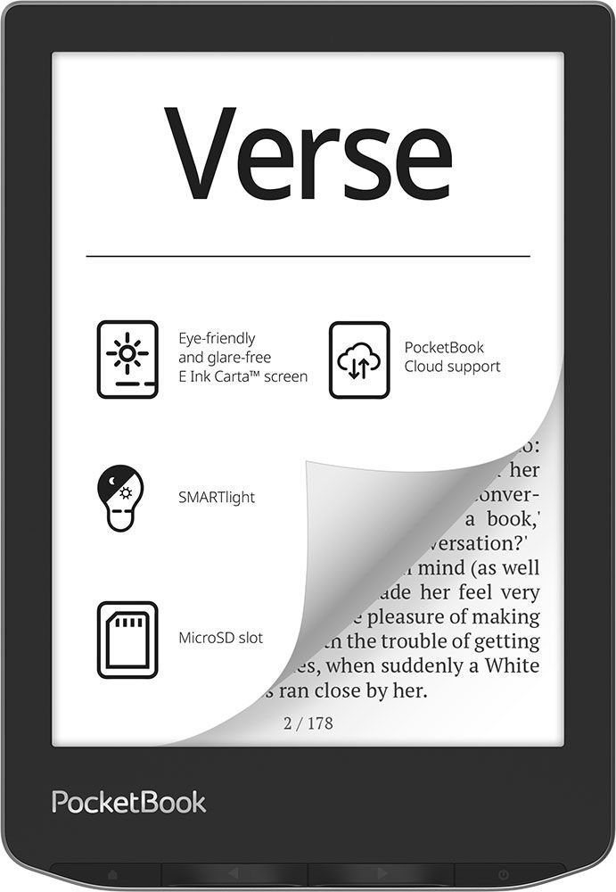 Czytnik PocketBook PocketBook Verse Mist Grey DACH-Version (PB629-M-WW-B)