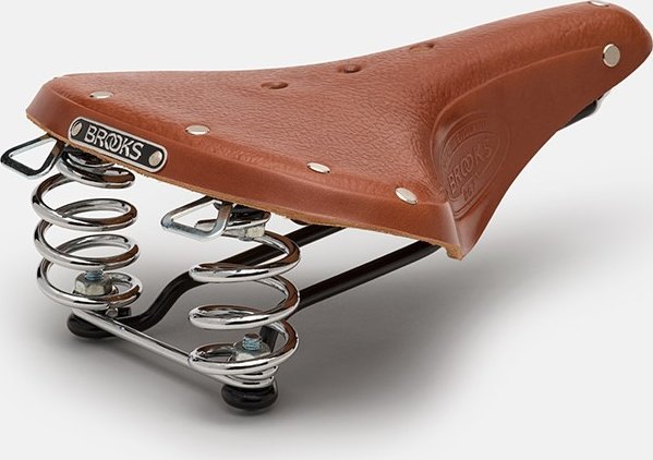 Brooks Siodełko BROOKS B67, Honey, Steel Rail, Waga 850g, Linia Leather (NEW)