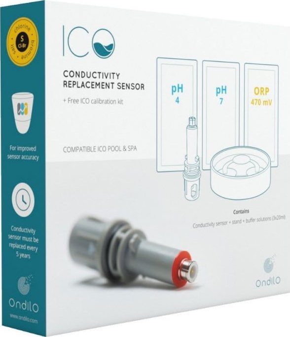 Ondilo ICO – Conductivity CT Sensor (Grey) + Calibration Kit