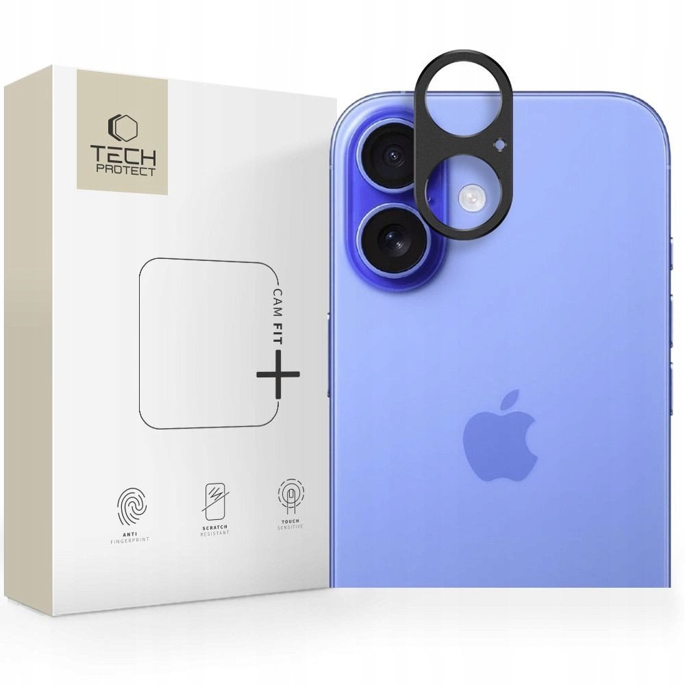Osłona apartu Tech-Protect Camalloy Fit+ na iPhone 17 - czarna