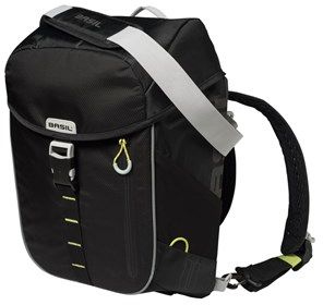 Basil Sakwa turystyczna pojedyncza / plecak BASIL MILES DAYPACK 14L, mocowanie na haki, wodoodporny ...
