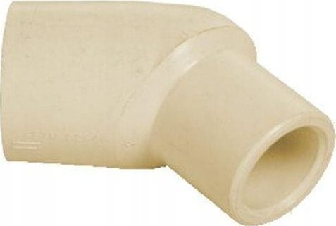 IDMAR Kolanko CPVC nyplowe 45 1/2" system klejony - ciepła woda CPVCKKW015XKZ015-45.302