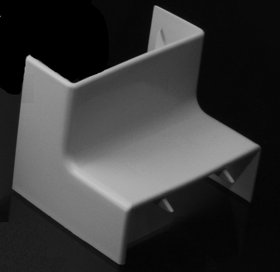 AKS Narożnik wewnętrzny 32x15mm biały (111366)