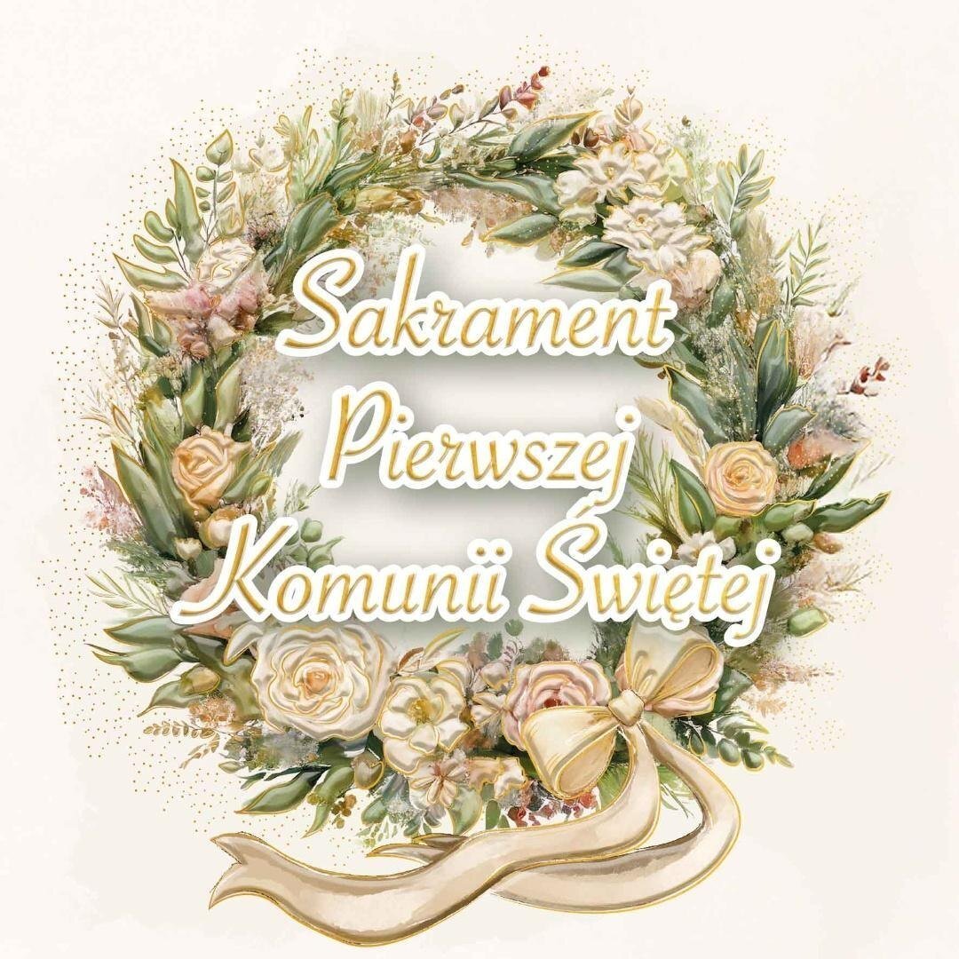 HENRY Karnet A5 Komunia Wianek retro