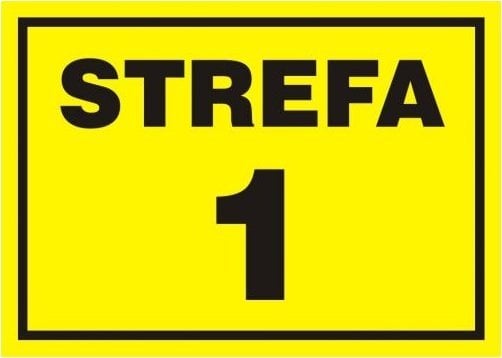 PROCERA Znak TDC, 1 strefa zagrożenia wybuchem