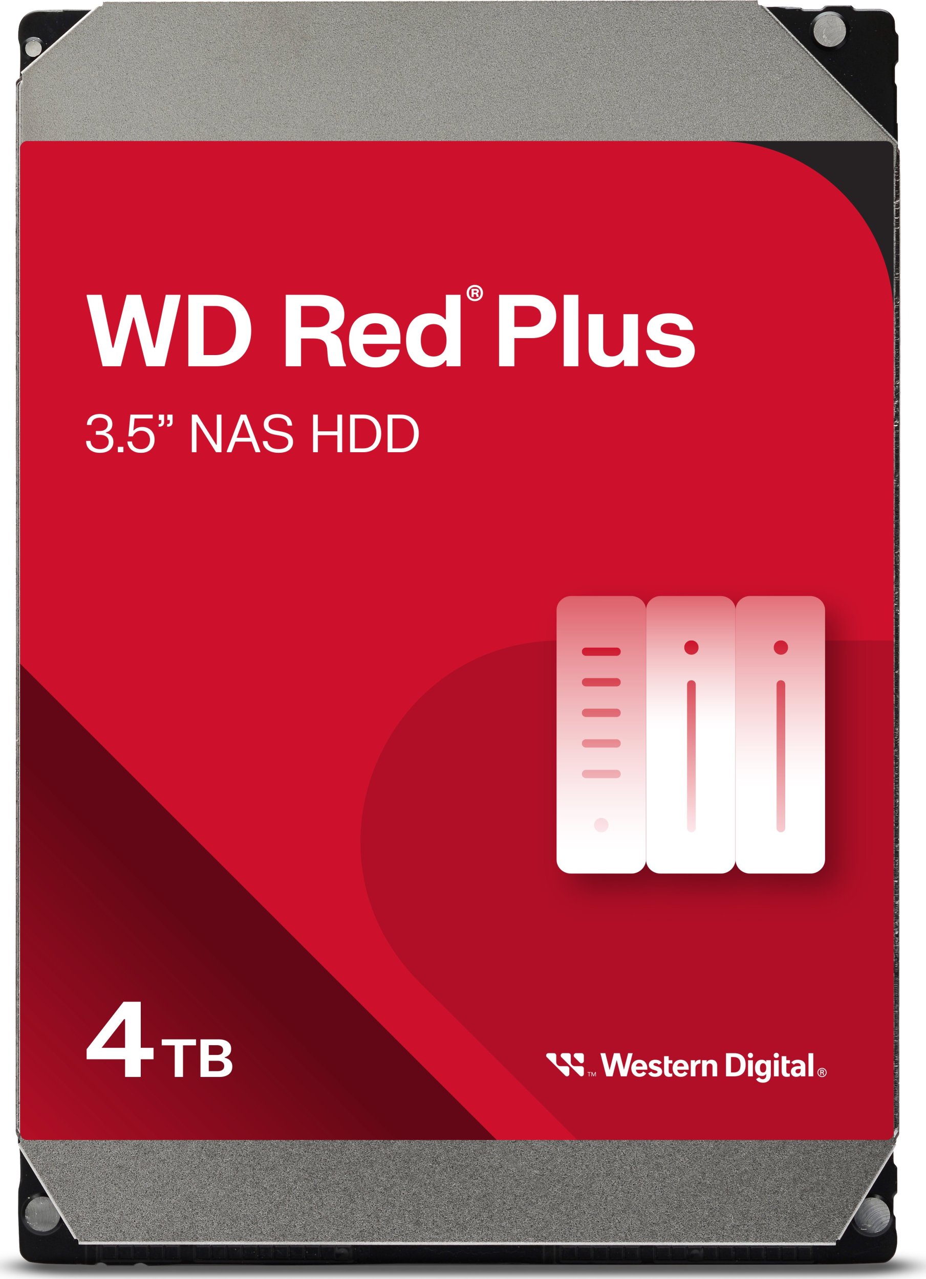 Dysk serwerowy WD Red Plus 4TB 3.5'' SATA III (6 Gb/s) (WD40EFPX)