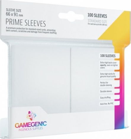 Gamegenic : Prime CCG Sleeves (66x91 mm) - Yellow, 100 sztuk