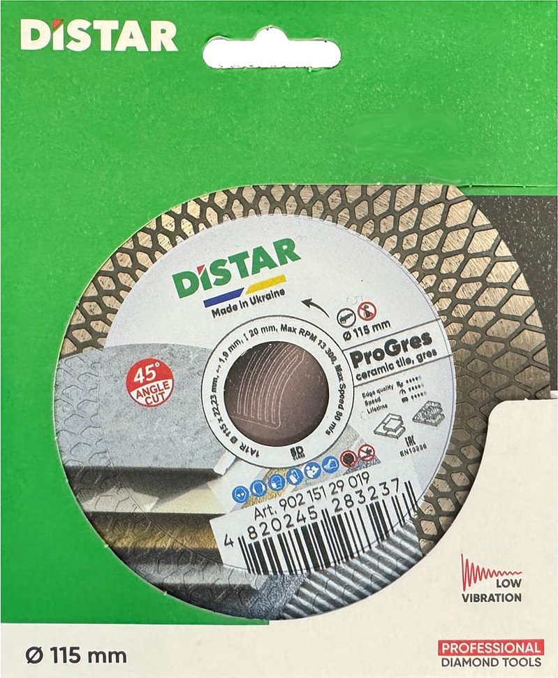 Distar Tarcza diamentowa tnąca 1A1R 115x1,9x8/20x22,23 Pro Gres