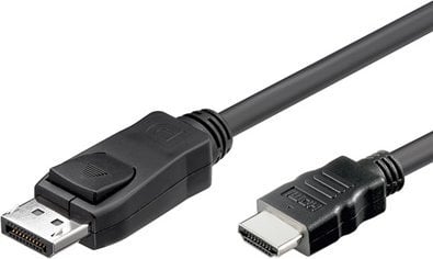 Kabel Alcasa DisplayPort - HDMI 5m czarny (DP-HDMI5)
