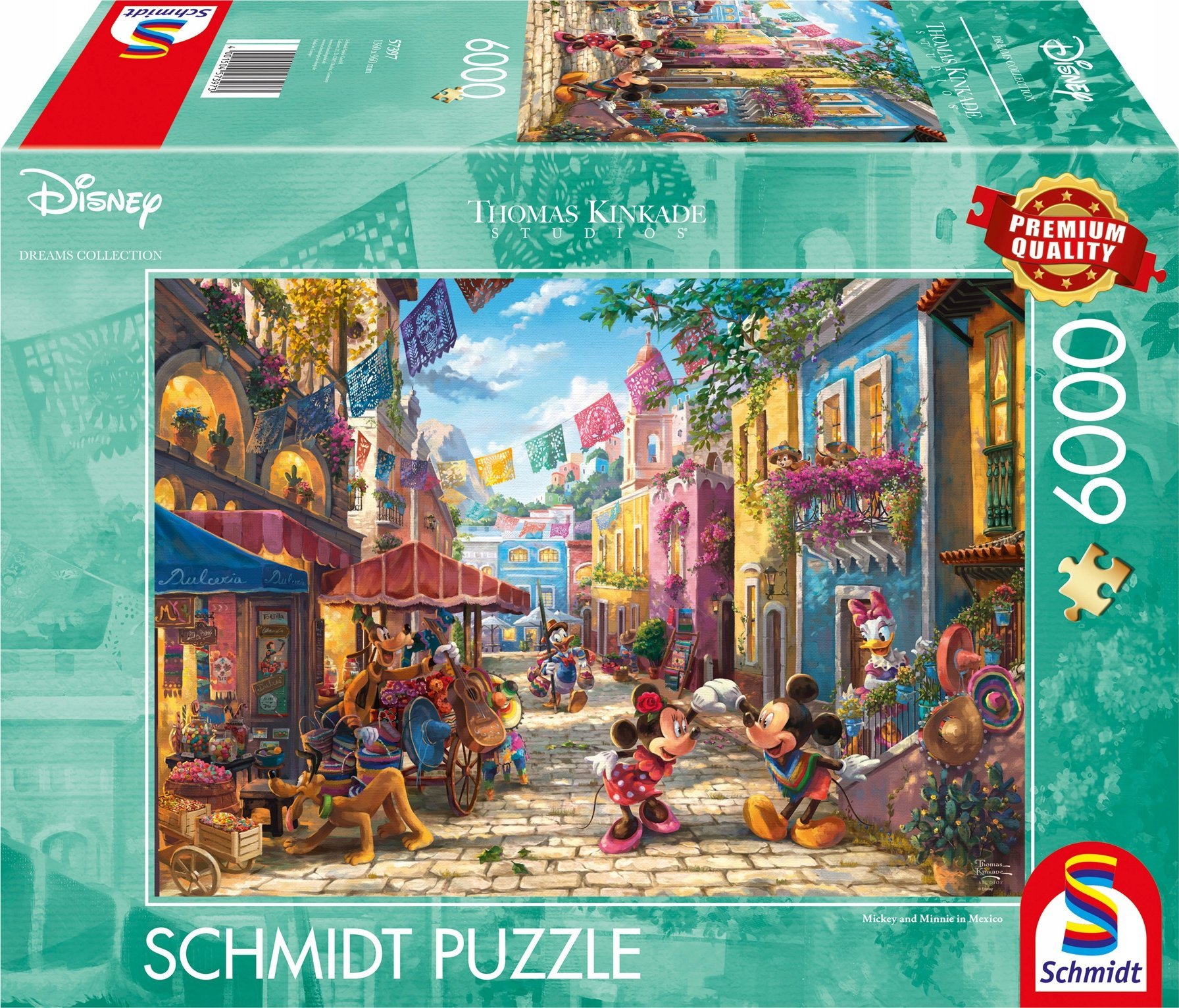 Zdjęcia - Puzzle i mozaiki Schmidt Spiele  Spiele Disney, Mickey & Minnie in Mexico 6000 57397 