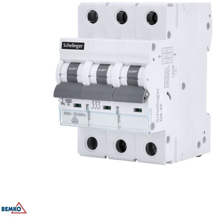 Schelinger Wyłącznik nadprądowy 10KA 3P C 20A VDE (72057)