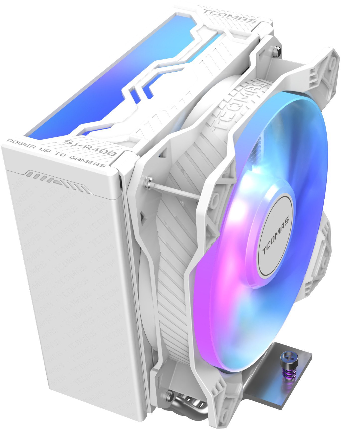 Chłodzenie CPU Tcomas SJ-R400 4HP Białe