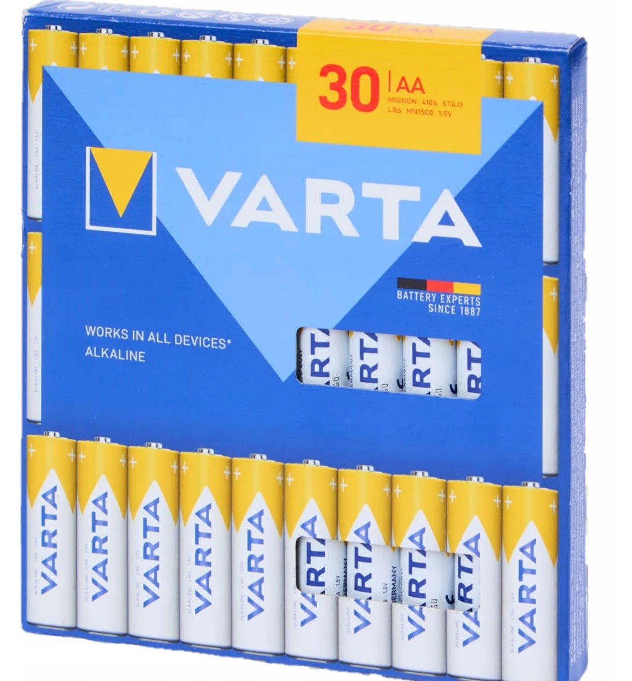 Bateria alkaliczna Varta AA (R6) 30 szt.