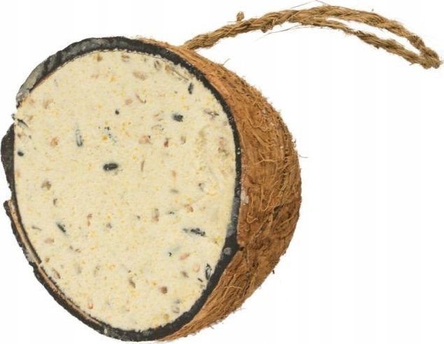 Garden&Fun Karma tłuszczowa dla ptaków wolnożyjących w kokosie połówka, 200g