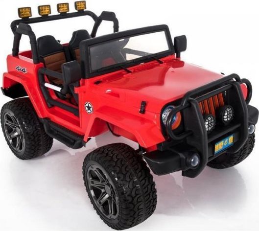 Фото - Дитячий електромобіль Super-Toys Import  MEGA JEEP 4X4 Z REDUKTOREM NAPĘDU EXCLUSIVE, WOLNY START 