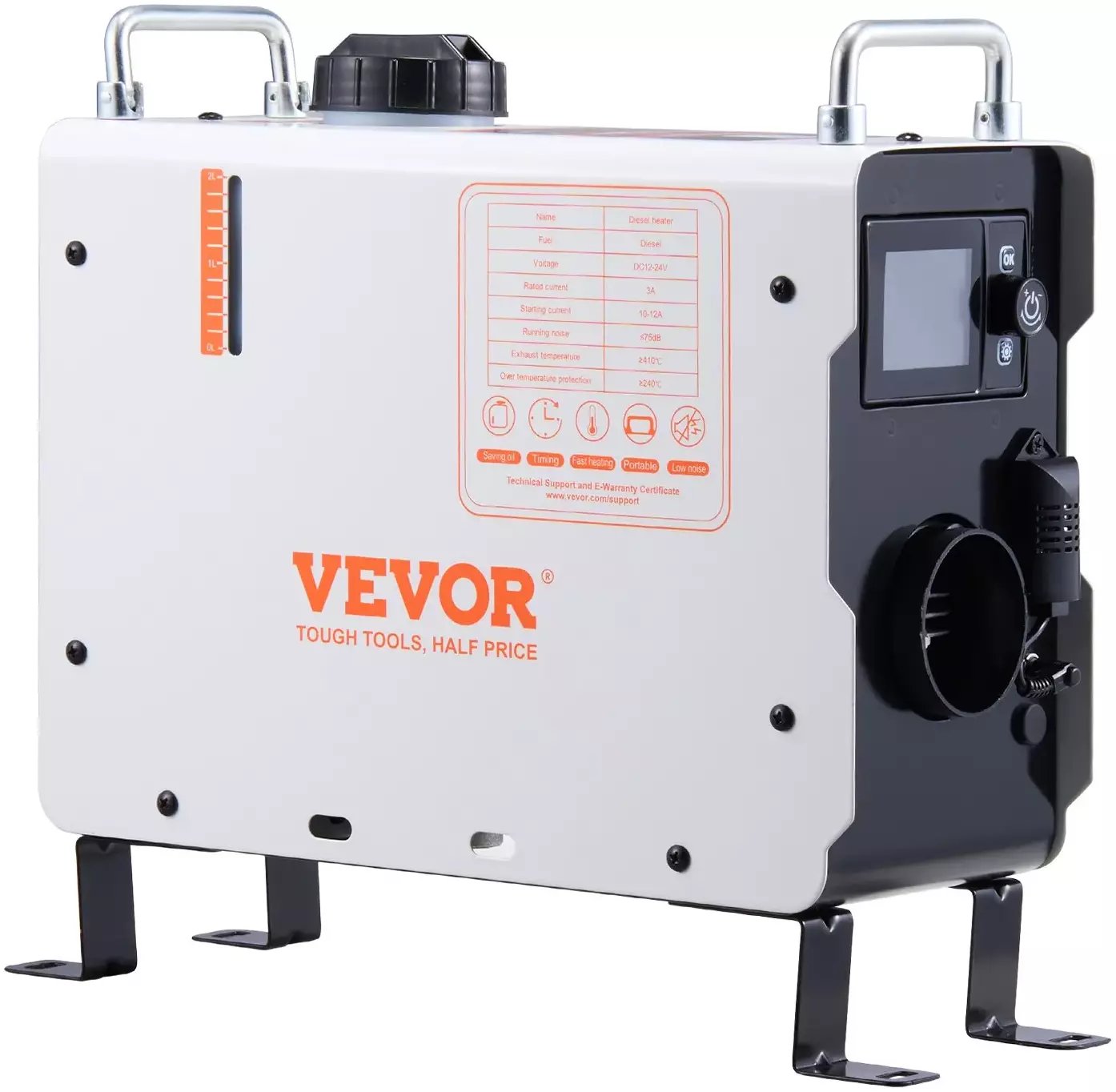 Nagrzewnica diesel 2kW Bluetooth aplikacja pilot postojowa